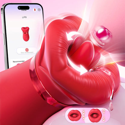 Zungenlutscher-Klitorisvibrator – Realistisches Oralsexspielzeug für Männer und Frauen