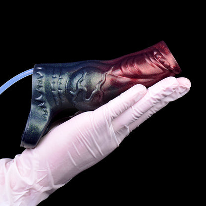 Funda para pene con función de eyaculación precoz: el mejor juguete sexual de silicona Extenze Plus para hombres