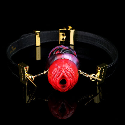 Mordaza de bola con dildo floral: despierta tus sentidos BDSM, juguete sexual para mujeres