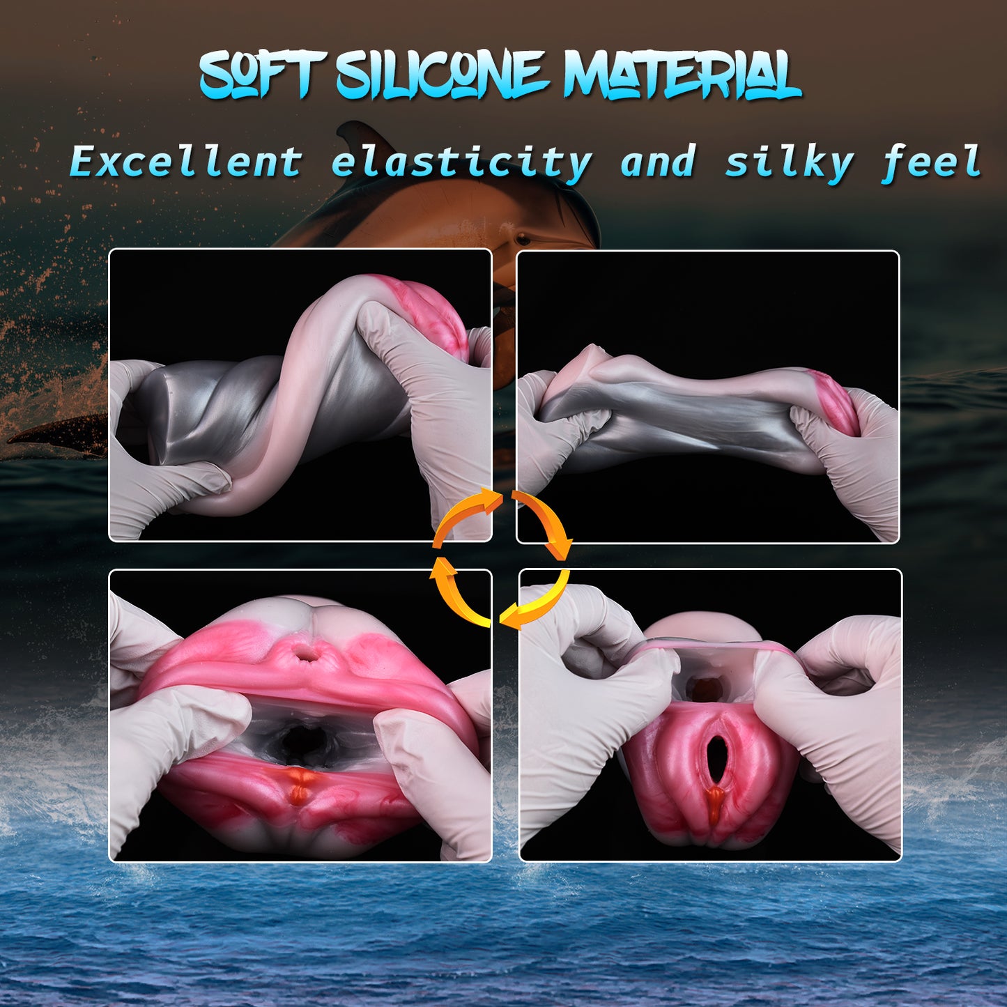 Dolphin Element Pocket Pussy – Natürliches, ästhetisches Sexspielzeug