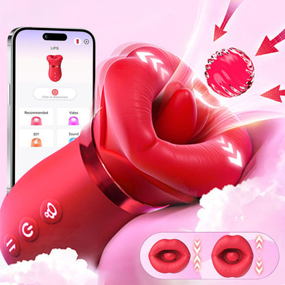 Zungenlutscher-Klitorisvibrator – Realistisches Oralsexspielzeug für Männer und Frauen