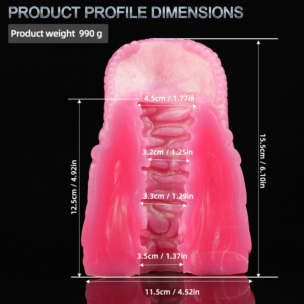 Dragon Head Fantasy Pocket Pussy Vagina Masturbator – Lustvolles Silikon-Sexspielzeug für Männer