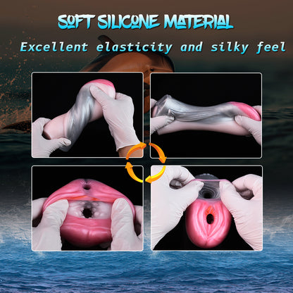 Delfin-inspirierte Taschenmuschi – Oceanic Element Masturbator für Männer