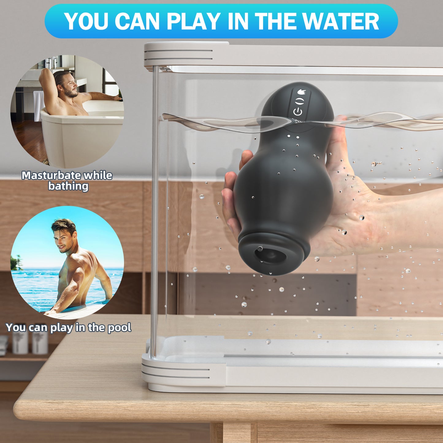 Smart Male Masturbator – Vollspektrum-Vergnügungsgerät-Vibrator für Männer