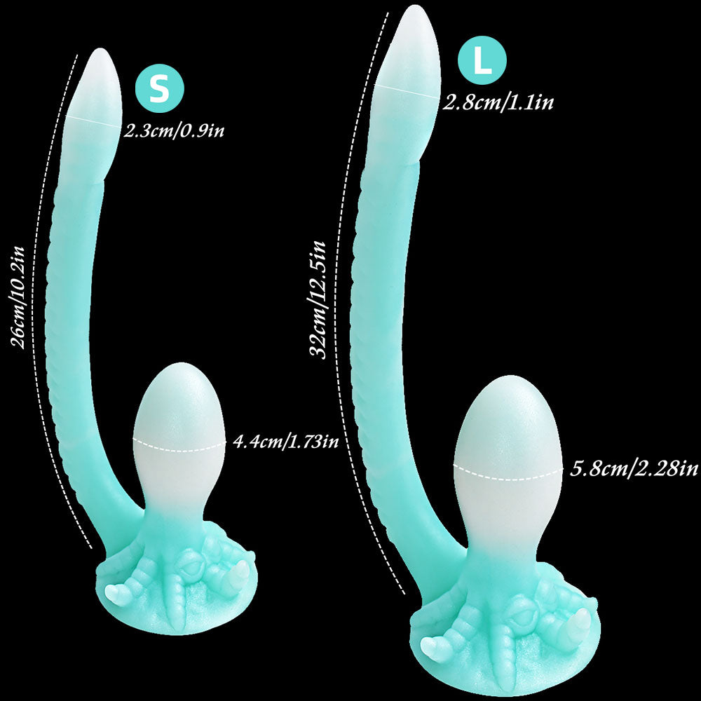 Glühender Tentakel-Fantasie-Anal-Buttplug – Doppelstimulation für die Vagina, Masturbation, weibliches Sexspielzeug