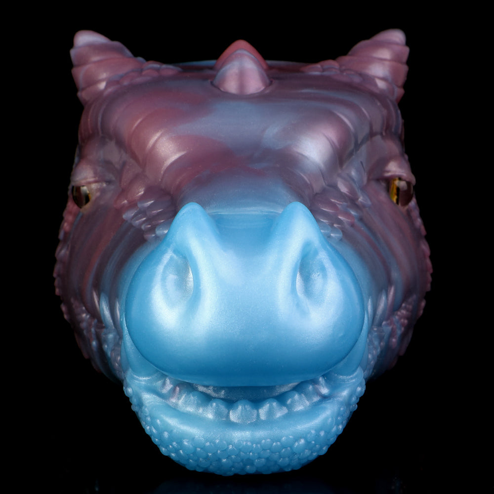 LustBond Fantasy Dragon Head Pocket Pussy – Fantastische Sexspielzeug-Skulptur, die mystische Kräfte erweckt