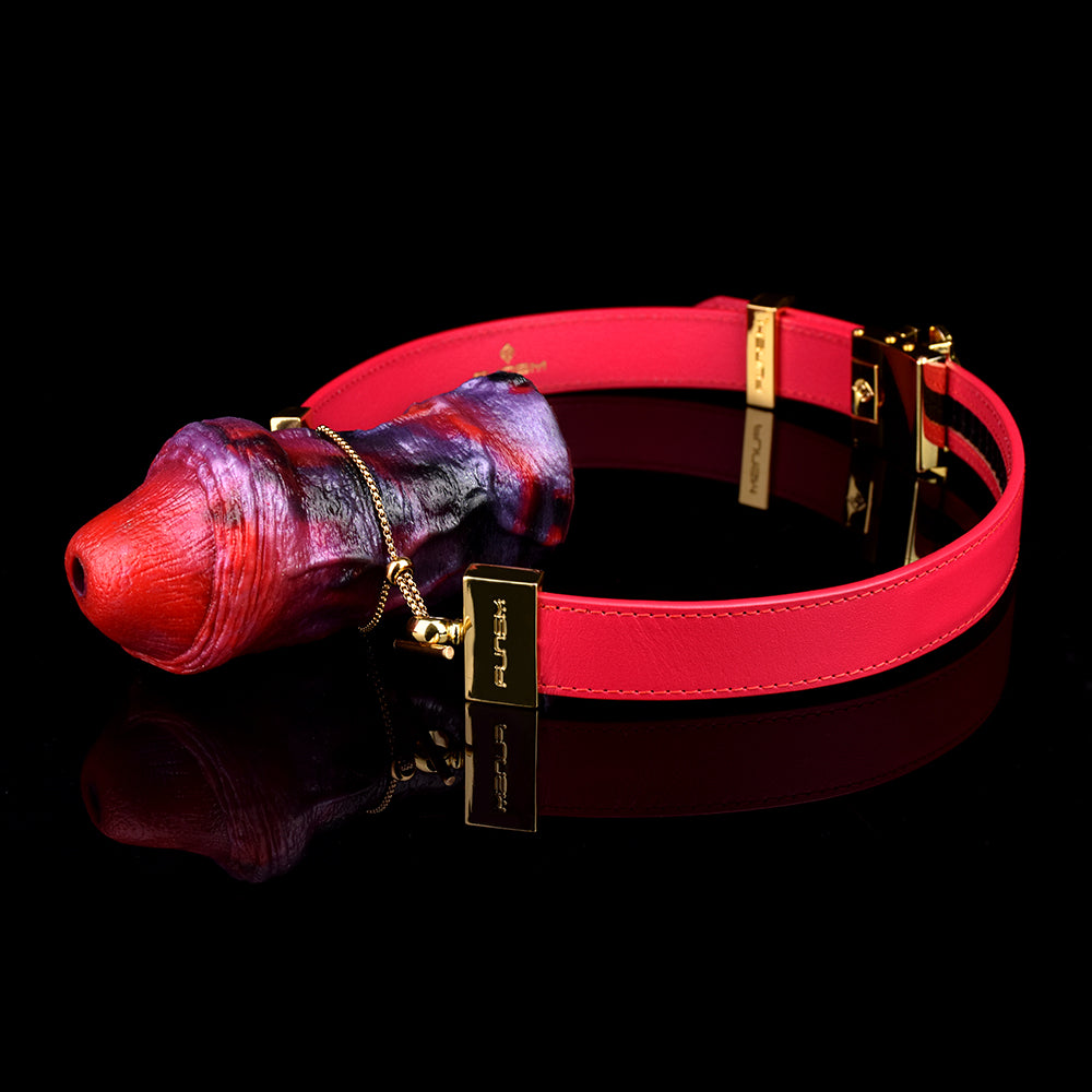Mordaza de bola con dildo realista: juguete sexual BDSM para mujeres