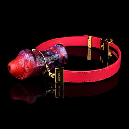 Mordaza de bola con dildo realista: juguete sexual BDSM para mujeres