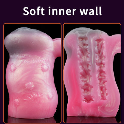 Fantasy Deer Girl Pocket Pussy – Rosa Silikon Vagina Penis Massage Männliches Sexspielzeug