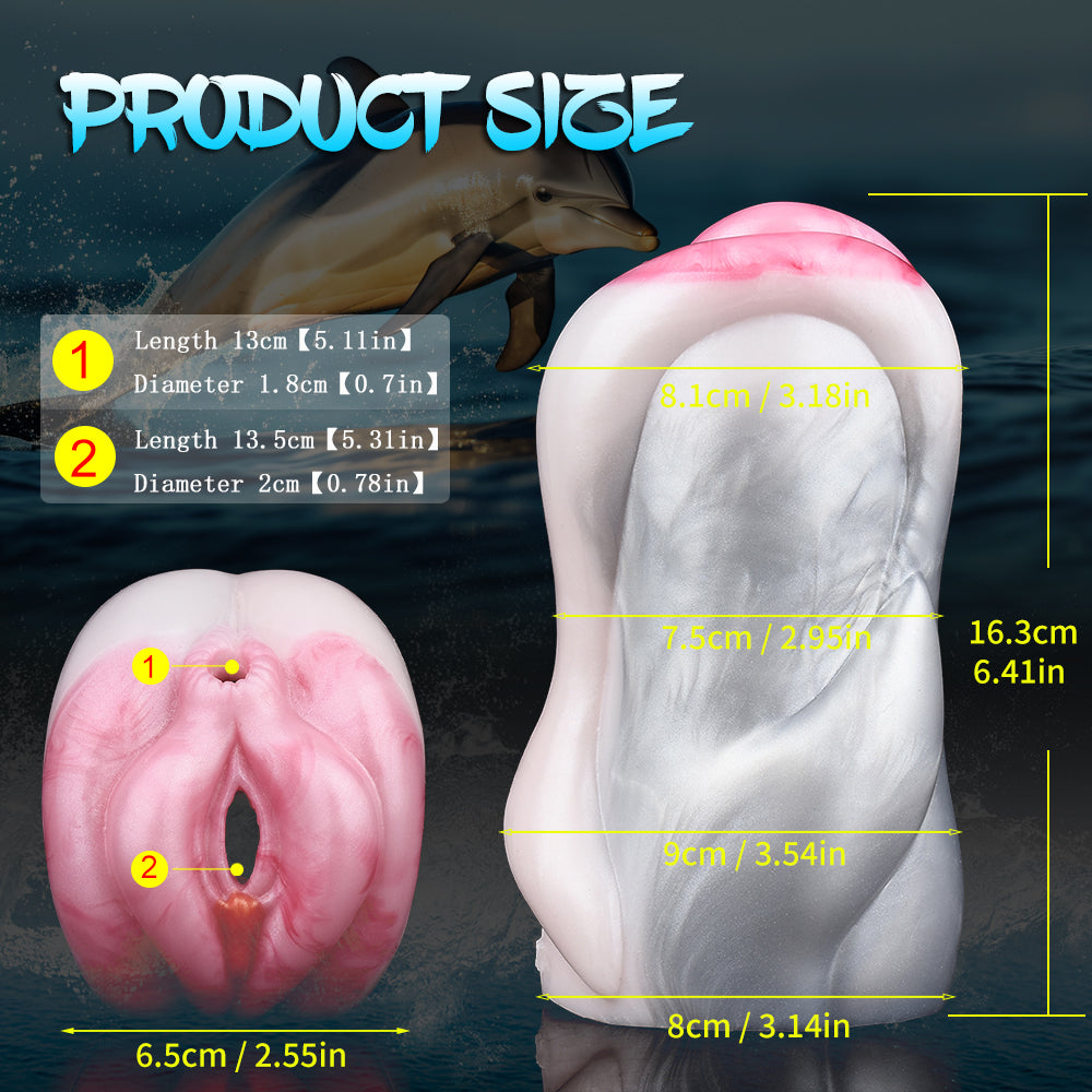 Dolphin Element Pocket Pussy – Natürliches, ästhetisches Sexspielzeug