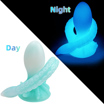 Glühender Tentakel-Fantasie-Anal-Buttplug – Doppelstimulation für die Vagina, Masturbation, weibliches Sexspielzeug