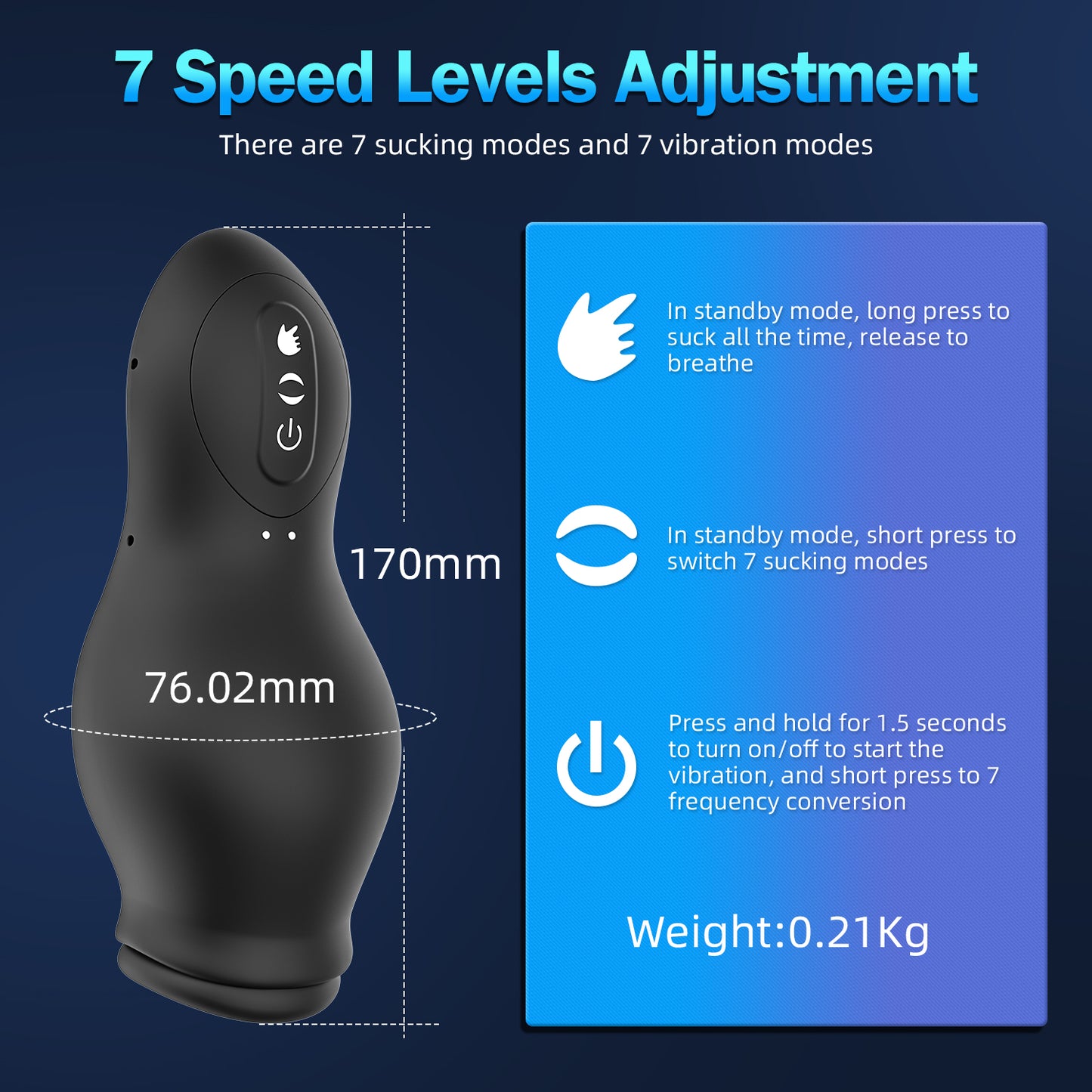 Smart Male Masturbator – Vollspektrum-Vergnügungsgerät-Vibrator für Männer