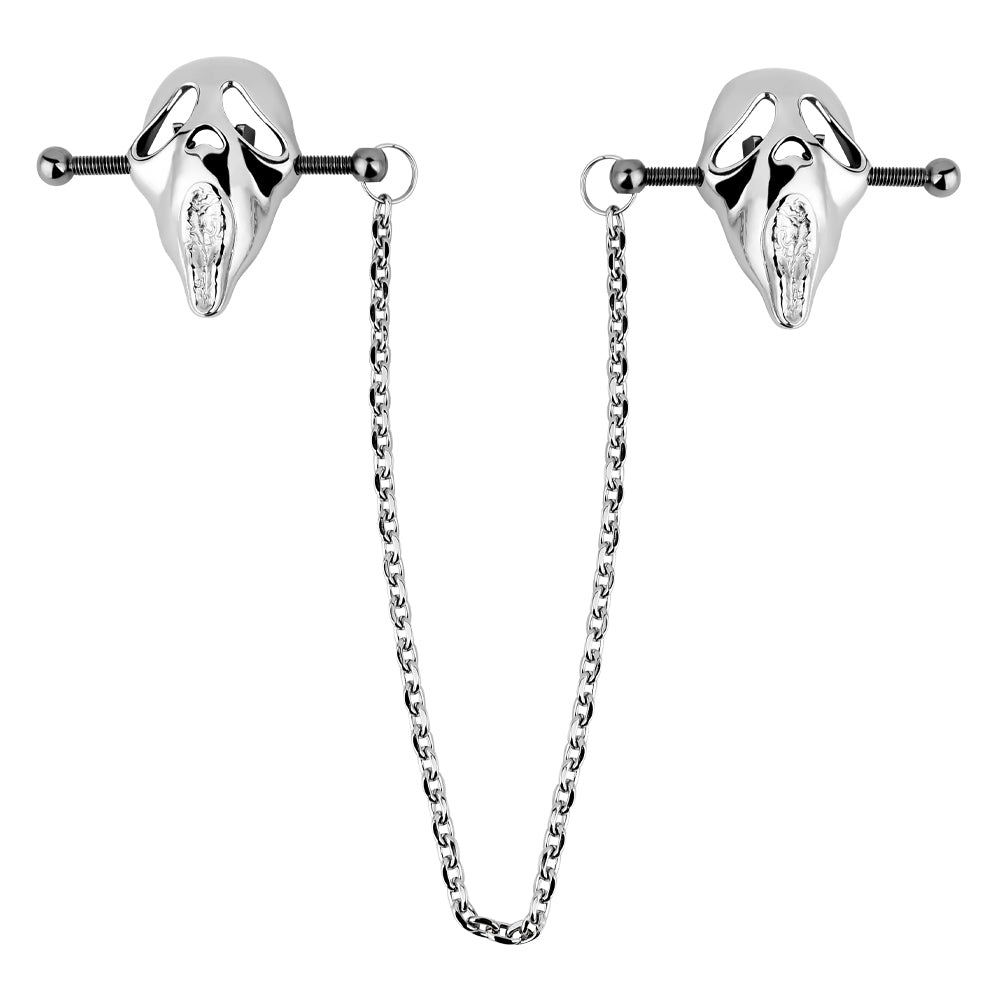 Skull Nipple Clamp — Domination & Submission