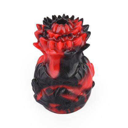 Mordaza de bola vertical Orchid: excelente artesanía de silicona, juguetes sexuales BDSM