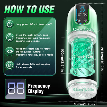 Intelligenter Wasserbad-Massage-Masturbator für Männer – Modernes Werkzeugdesign