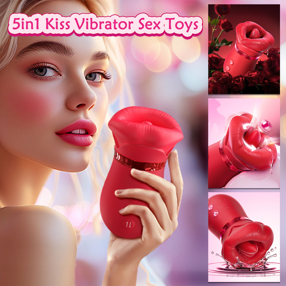 Zungenlutscher-Klitorisvibrator – Realistisches Oralsexspielzeug für Männer und Frauen