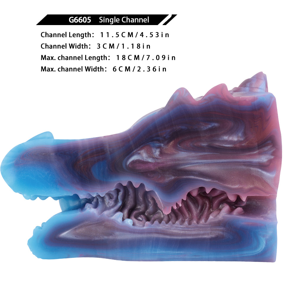 LustBond Fantasy Dragon Head Pocket Pussy – Fantastische Sexspielzeug-Skulptur, die mystische Kräfte erweckt