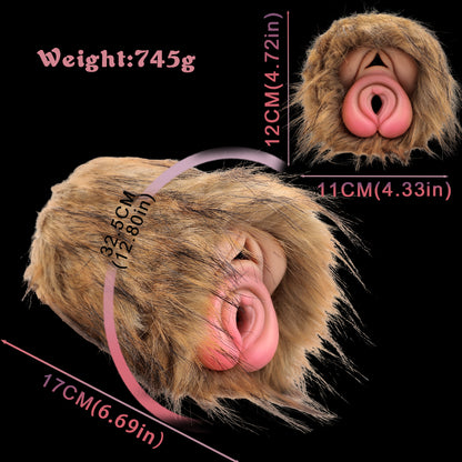 Beast Fur Pocket Pussy – Wild Charm Männlicher Masturbator 