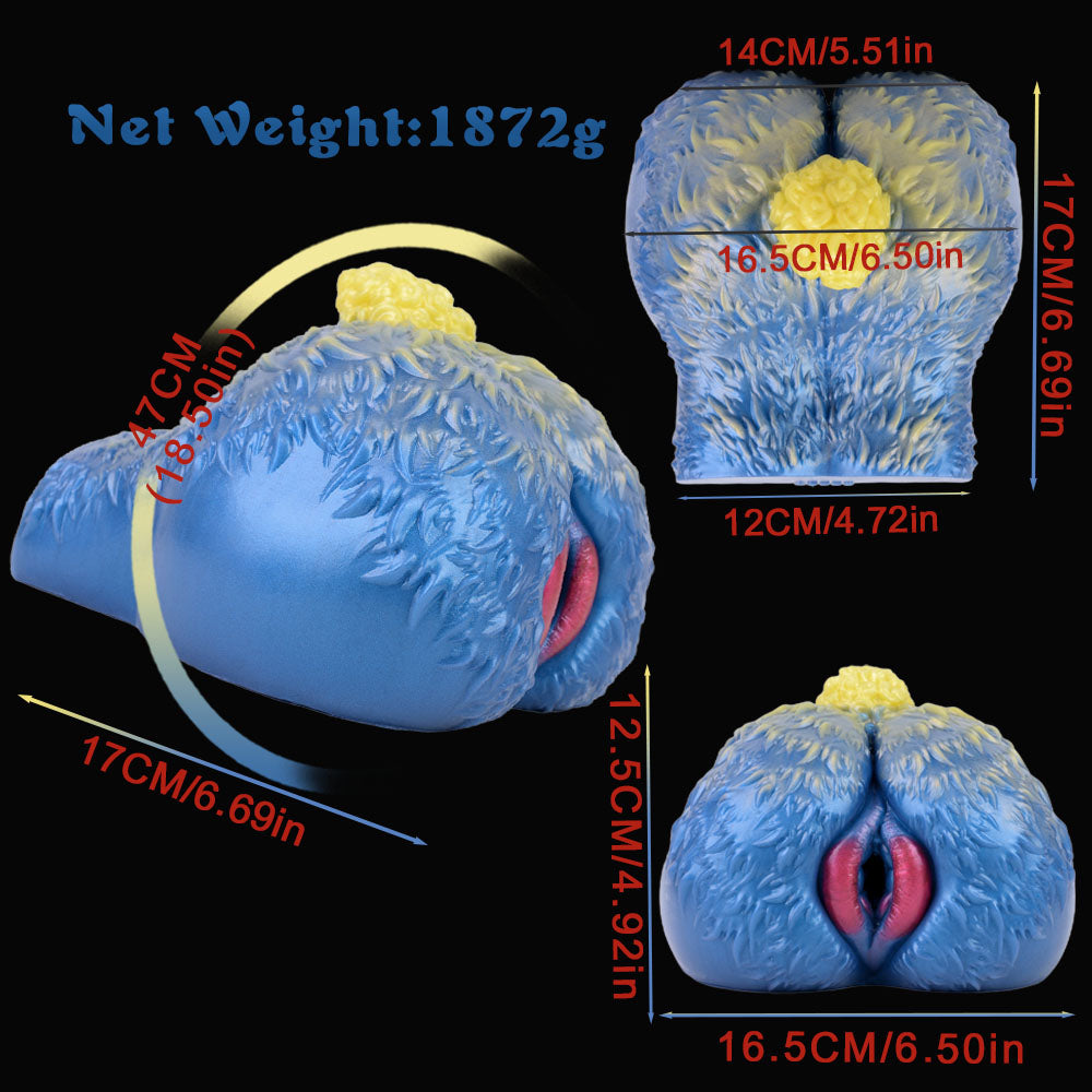 Sheep Butt Pocket Pussy – Deep Blue Phantom Realistisches Stroker-Design