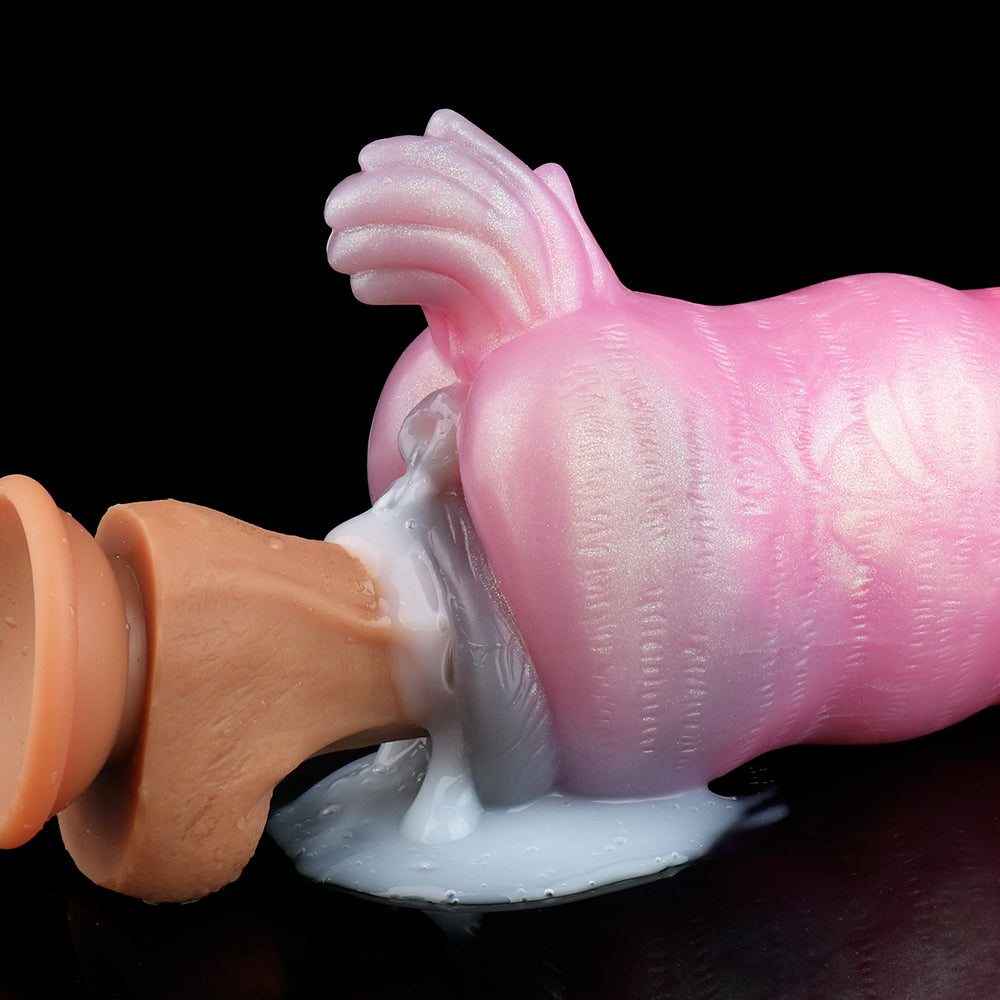 Vagina de silicona Wolf Sister de bolsillo - Masturbador masculino con texturas de fantasía - Juguetes sexuales
