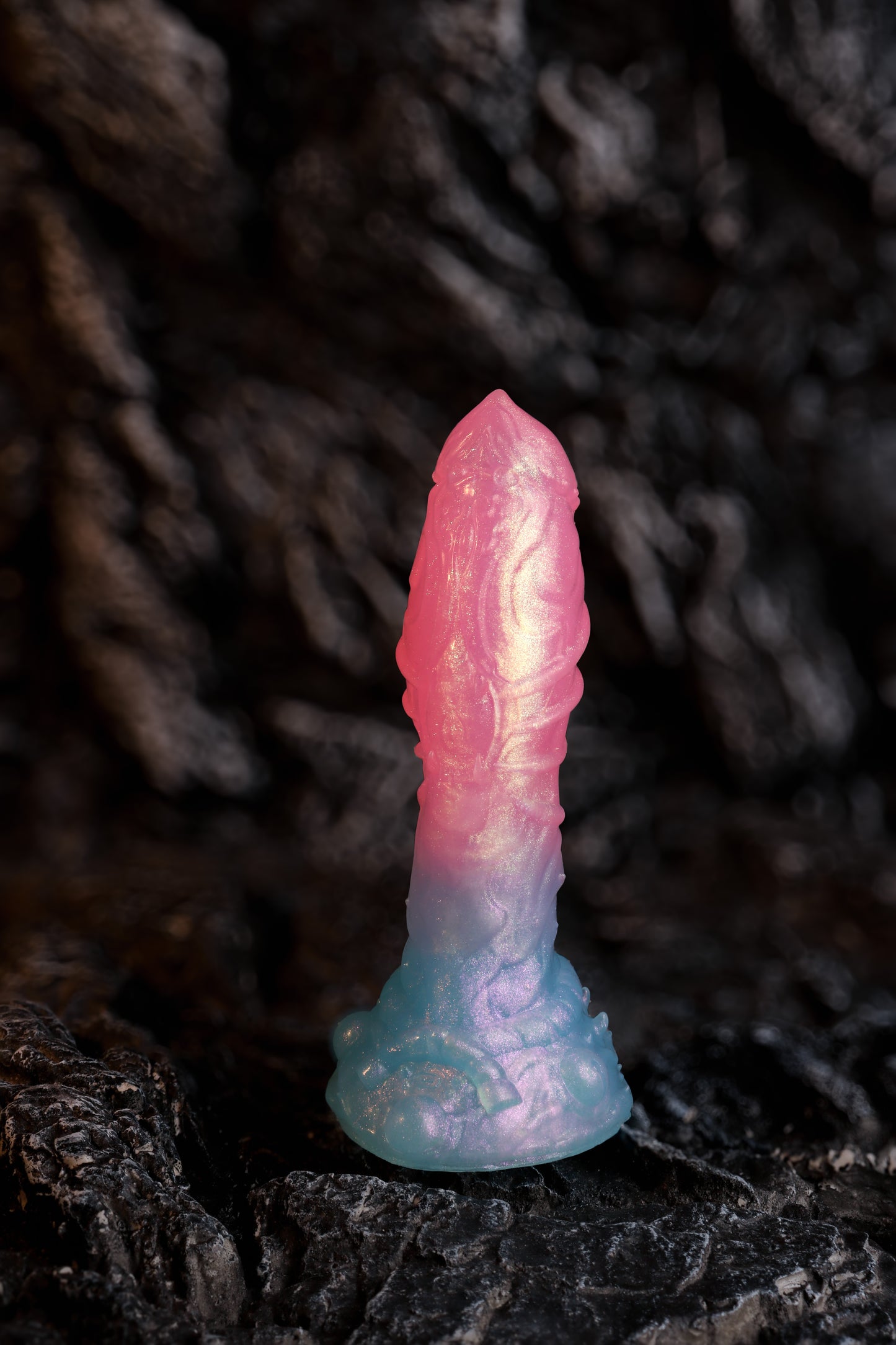 Sakura Blue Fantasy Rainbow Dildos – Leuchtendes Material für beste Sexspielzeuge für Frauen