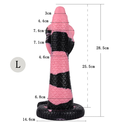 Dragon Fantasy Dildos – Bunter Analplug aus Silikon Beast Sex Wellness