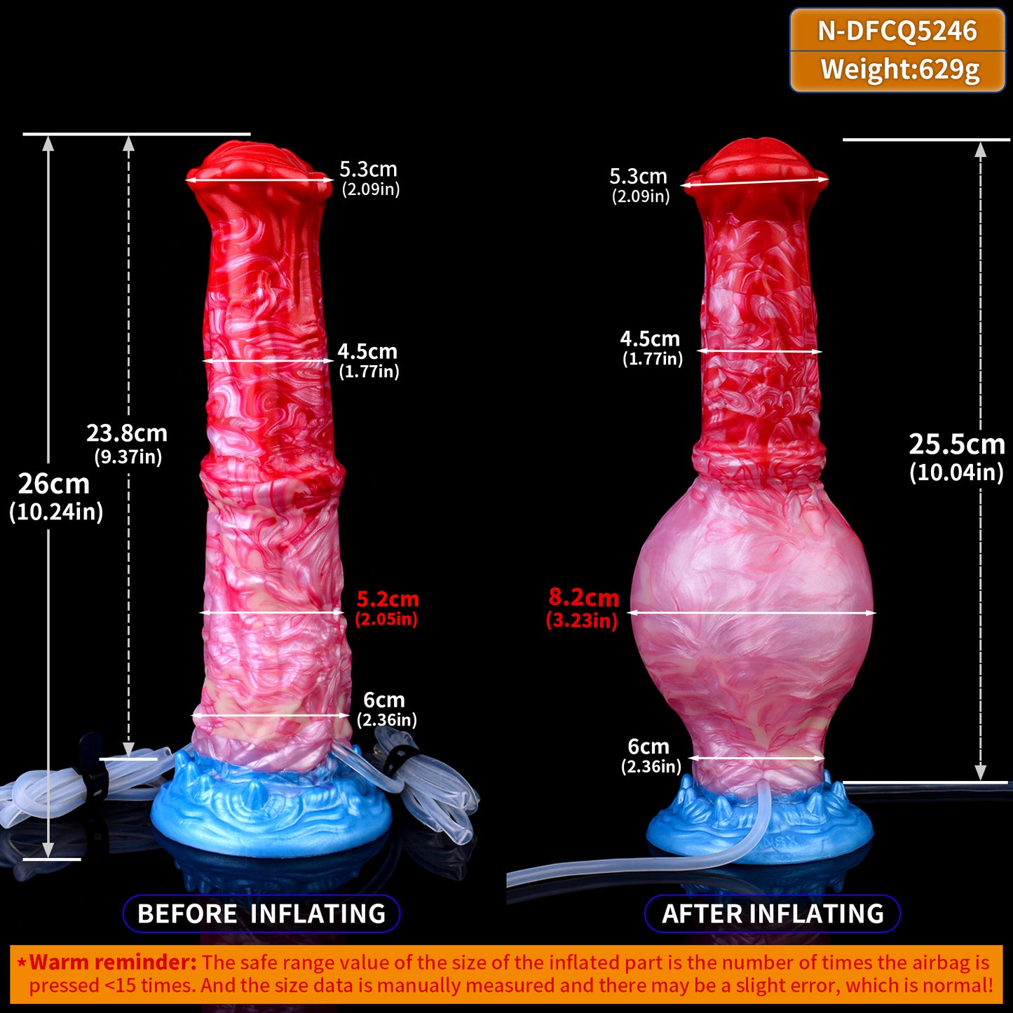 Wassersprühender und aufblasbarer realistischer Silikondildo – Mehrschichtiges, innovatives Design für die Fantasie von Frauen
