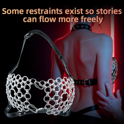 Metal Chain lingerie – Perfect for BDSM Sessions Power Play  and Visual Dominance in Lingerie
