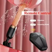 Consolador vibrador con penetración anal – Máquina sexual BDSM, juguetes sexuales con control remoto