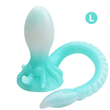Glühender Tentakel-Fantasie-Anal-Buttplug – Doppelstimulation für die Vagina, Masturbation, weibliches Sexspielzeug
